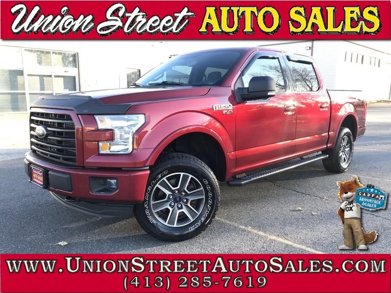 2015 Ford F-150 4WD SuperCrew 145" XLT, available for sale in West Springfield, Massachusetts | Union Street Auto Sales. West Springfield, Massachusetts