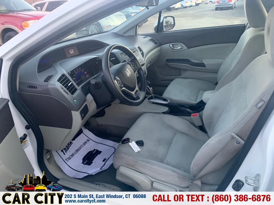 2012 Honda Civic Sdn 4dr Auto LX, available for sale in East Windsor, Connecticut | Car City LLC. East Windsor, Connecticut 2012 Honda Civic Sdn 4dr Auto LX, available for sale in East Windsor, Connecticut | Car City LLC. East Windsor, Connecticut