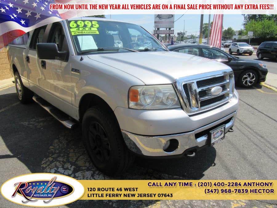 2007 Ford F-150 XLT 4X4 CREW CAB 4WD SuperCrew 139" XLT, available for sale in Little Ferry, New Jersey | Royalty Auto Sales. Little Ferry, New Jersey 2007 Ford F-150 XLT 4X4 CREW CAB 4WD SuperCrew 139" XLT, available for sale in Little Ferry, New Jersey | Royalty Auto Sales. Little Ferry, New Jersey
