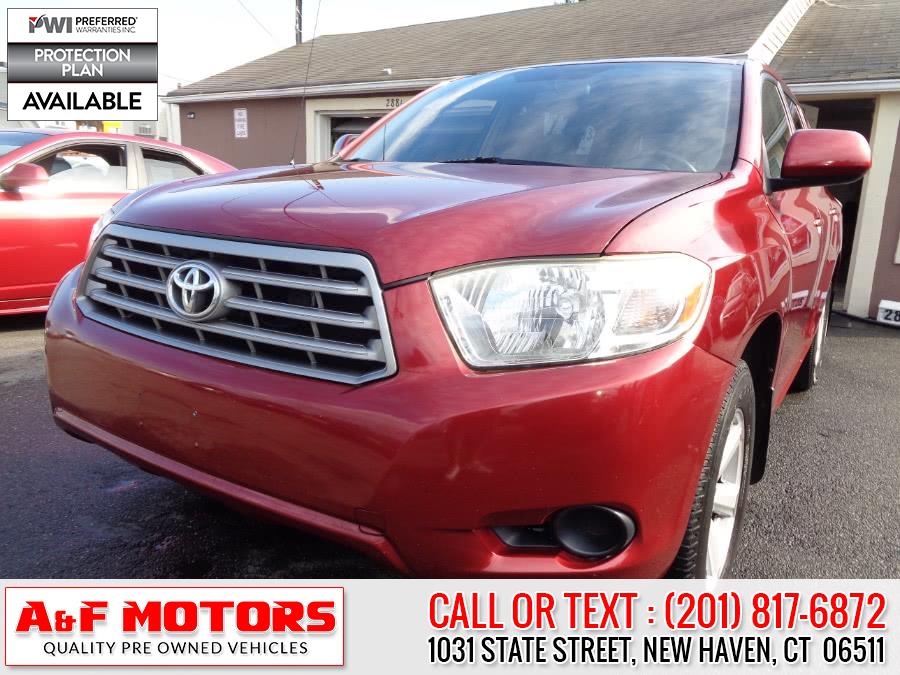 2008 Toyota Highlander 4WD 4dr Base, available for sale in East Rutherford, New Jersey | A&F Motors LLC. East Rutherford, New Jersey