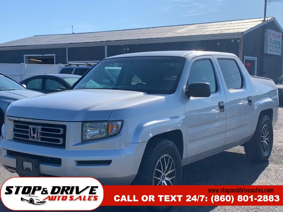2007 Honda Ridgeline 4WD Crew Cab RT, available for sale in East Windsor, Connecticut | Stop & Drive Auto Sales. East Windsor, Connecticut