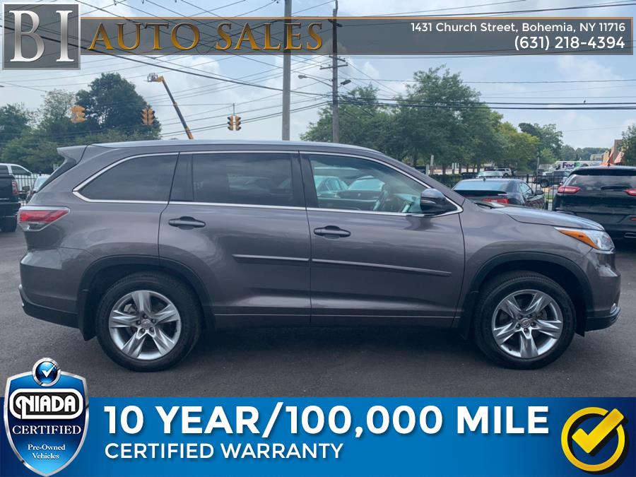2015 Toyota Highlander AWD 4dr V6 Limited (Natl), available for sale in Bohemia, New York | B I Auto Sales. Bohemia, New York 2015 Toyota Highlander AWD 4dr V6 Limited (Natl), available for sale in Bohemia, New York | B I Auto Sales. Bohemia, New York