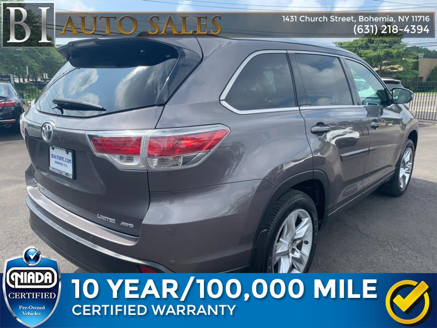 2015 Toyota Highlander AWD 4dr V6 Limited (Natl), available for sale in Bohemia, New York | B I Auto Sales. Bohemia, New York 2015 Toyota Highlander AWD 4dr V6 Limited (Natl), available for sale in Bohemia, New York | B I Auto Sales. Bohemia, New York