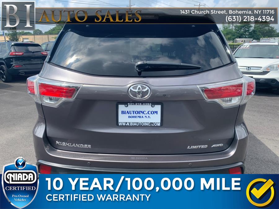 2015 Toyota Highlander AWD 4dr V6 Limited (Natl), available for sale in Bohemia, New York | B I Auto Sales. Bohemia, New York 2015 Toyota Highlander AWD 4dr V6 Limited (Natl), available for sale in Bohemia, New York | B I Auto Sales. Bohemia, New York