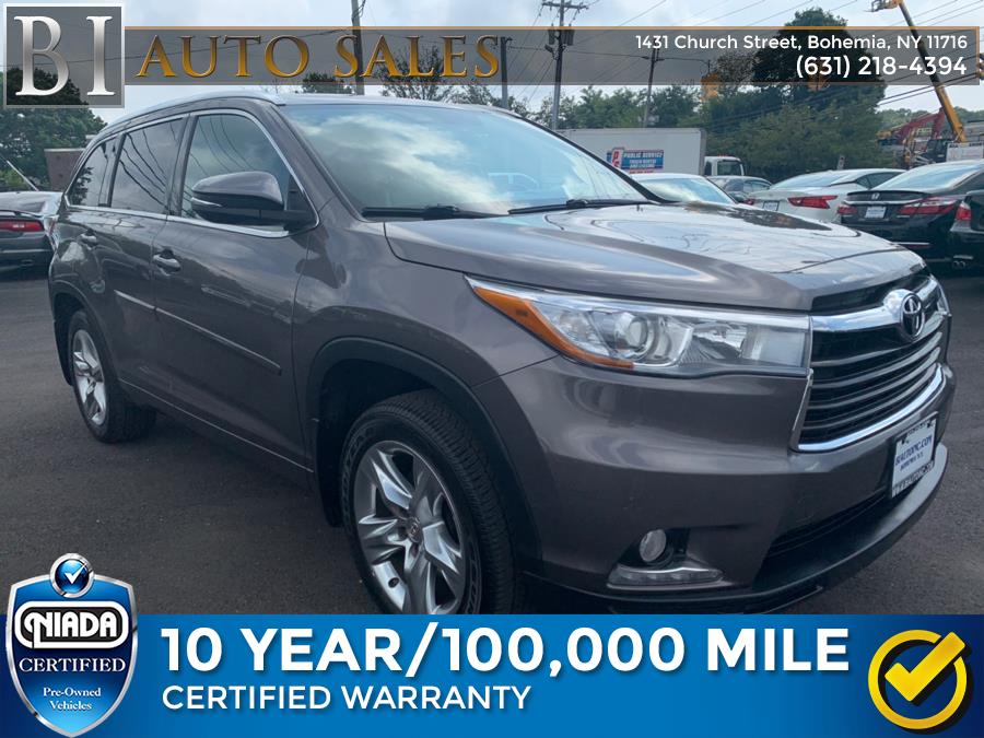 2015 Toyota Highlander AWD 4dr V6 Limited (Natl), available for sale in Bohemia, New York | B I Auto Sales. Bohemia, New York 2015 Toyota Highlander AWD 4dr V6 Limited (Natl), available for sale in Bohemia, New York | B I Auto Sales. Bohemia, New York