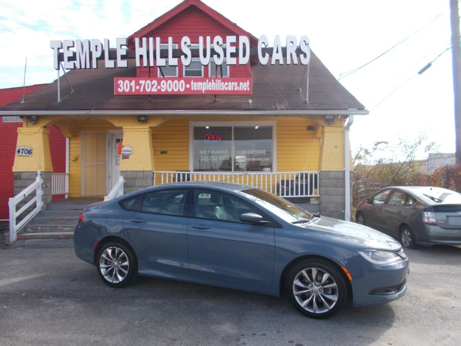 Used Chrysler 200 4dr Sdn S FWD 2015 | Temple Hills Used Car. Temple Hills, Maryland