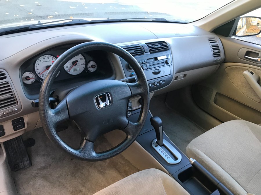 2002 Honda Civic 4dr Sdn LX Auto, available for sale in Leominster, Massachusetts | A & A Auto Sales. Leominster, Massachusetts 2002 Honda Civic 4dr Sdn LX Auto, available for sale in Leominster, Massachusetts | A & A Auto Sales. Leominster, Massachusetts