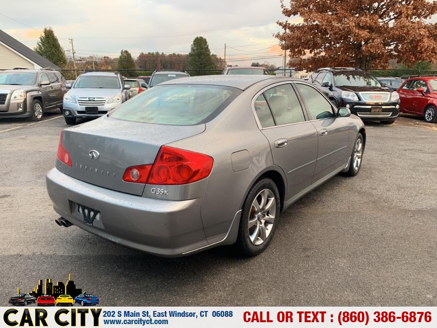 2006 Infiniti G35 Sedan G35x 4dr Sdn AWD Auto, available for sale in East Windsor, Connecticut | Car City LLC. East Windsor, Connecticut 2006 Infiniti G35 Sedan G35x 4dr Sdn AWD Auto, available for sale in East Windsor, Connecticut | Car City LLC. East Windsor, Connecticut