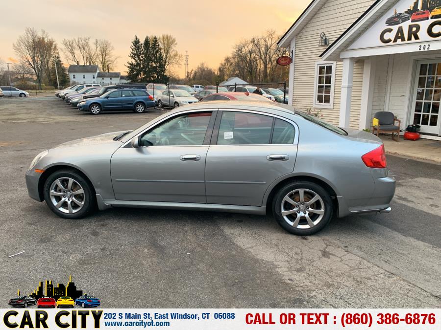 2006 Infiniti G35 Sedan G35x 4dr Sdn AWD Auto, available for sale in East Windsor, Connecticut | Car City LLC. East Windsor, Connecticut 2006 Infiniti G35 Sedan G35x 4dr Sdn AWD Auto, available for sale in East Windsor, Connecticut | Car City LLC. East Windsor, Connecticut