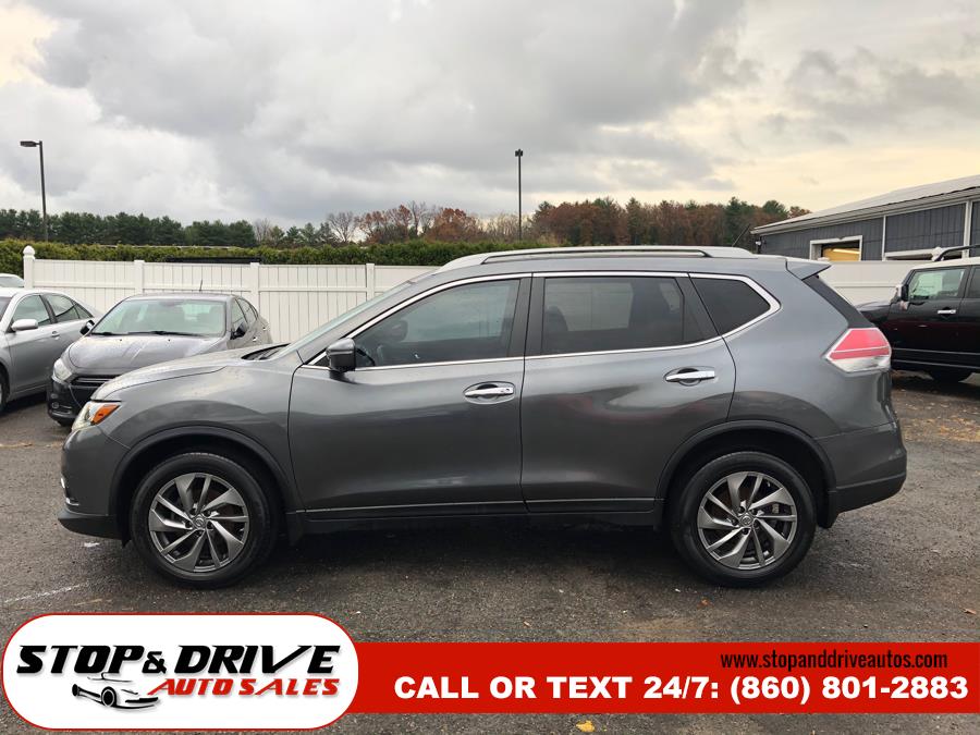 2015 Nissan Rogue AWD 4dr SL, available for sale in East Windsor, Connecticut | Stop & Drive Auto Sales. East Windsor, Connecticut 2015 Nissan Rogue AWD 4dr SL, available for sale in East Windsor, Connecticut | Stop & Drive Auto Sales. East Windsor, Connecticut