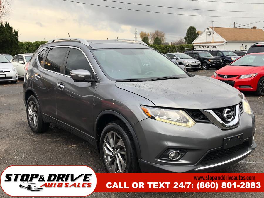 2015 Nissan Rogue AWD 4dr SL, available for sale in East Windsor, Connecticut | Stop & Drive Auto Sales. East Windsor, Connecticut 2015 Nissan Rogue AWD 4dr SL, available for sale in East Windsor, Connecticut | Stop & Drive Auto Sales. East Windsor, Connecticut