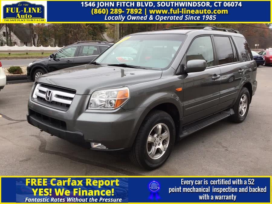 2007 Honda Pilot 4WD 4dr EX-L, available for sale in South Windsor , Connecticut | Ful-line Auto LLC. South Windsor , Connecticut