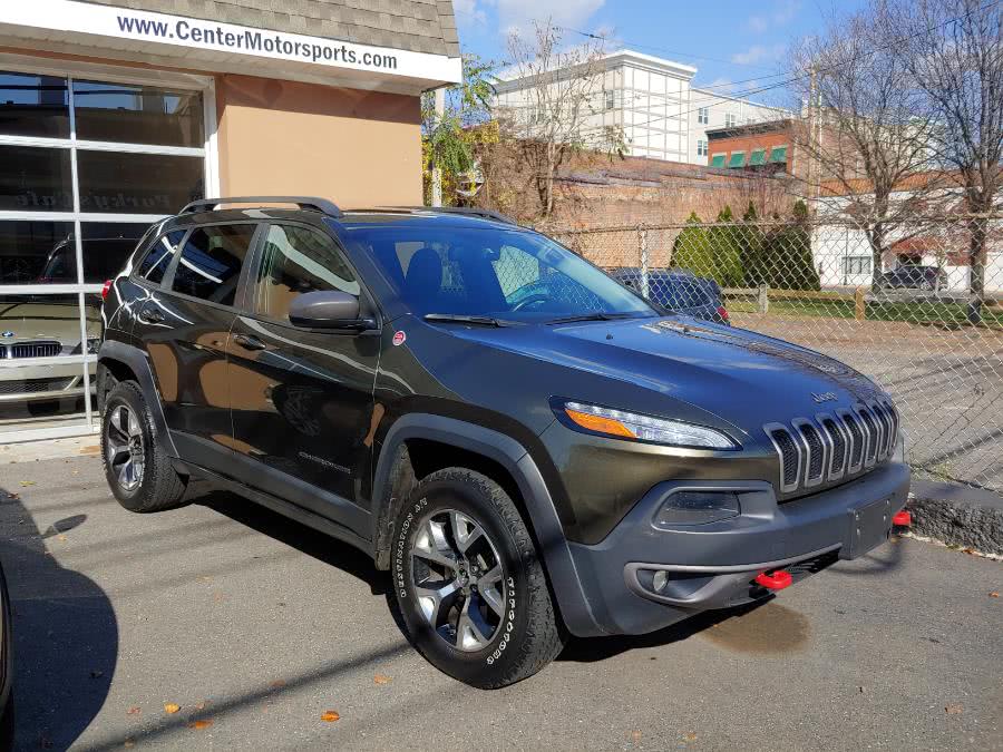 2015 Jeep Cherokee 4WD 4dr Trailhawk, available for sale in Shelton, Connecticut | Center Motorsports LLC. Shelton, Connecticut