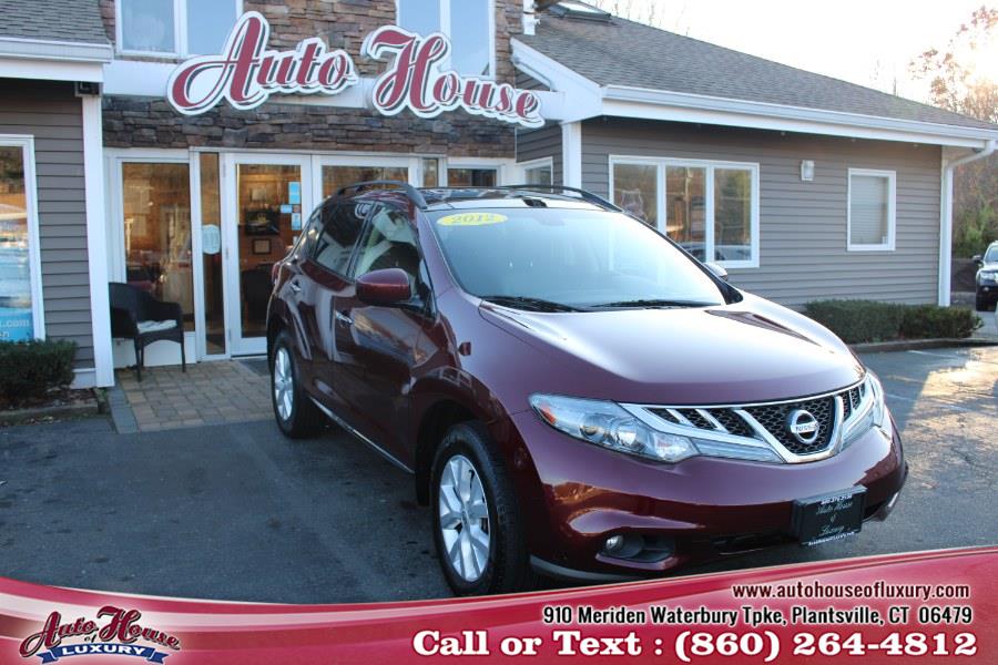 2012 Nissan Murano AWD 4dr SL, available for sale in Plantsville, Connecticut | Auto House of Luxury. Plantsville, Connecticut 2012 Nissan Murano AWD 4dr SL, available for sale in Plantsville, Connecticut | Auto House of Luxury. Plantsville, Connecticut