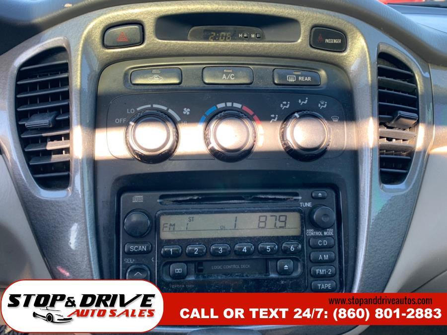 2003 Toyota Highlander 4dr V6 4WD Limited (Natl), available for sale in East Windsor, Connecticut | Stop & Drive Auto Sales. East Windsor, Connecticut 2003 Toyota Highlander 4dr V6 4WD Limited (Natl), available for sale in East Windsor, Connecticut | Stop & Drive Auto Sales. East Windsor, Connecticut