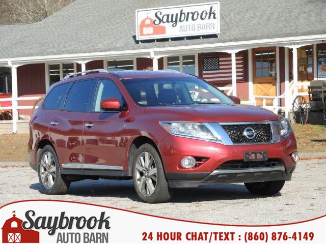 2013 Nissan Pathfinder 4WD 4dr Platinum, available for sale in Old Saybrook, Connecticut | Saybrook Auto Barn. Old Saybrook, Connecticut