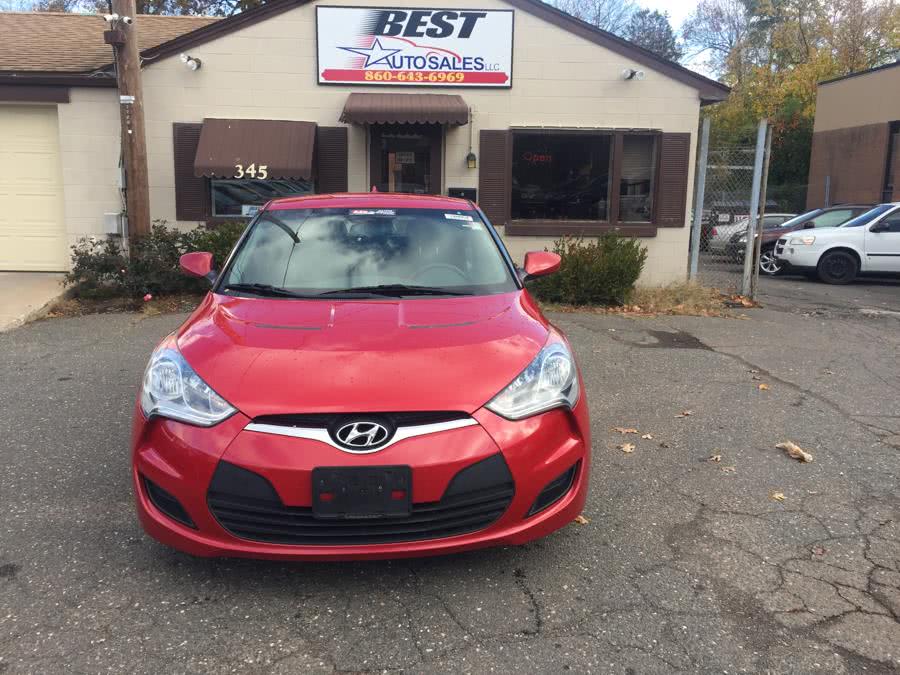 2013 Hyundai Veloster 3dr Cpe Auto w/Black Int, available for sale in Manchester, Connecticut | Best Auto Sales LLC. Manchester, Connecticut