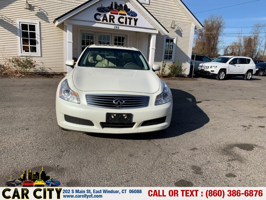 2008 Infiniti G35 Sedan 4dr x AWD, available for sale in East Windsor, Connecticut | Car City LLC. East Windsor, Connecticut 2008 Infiniti G35 Sedan 4dr x AWD, available for sale in East Windsor, Connecticut | Car City LLC. East Windsor, Connecticut