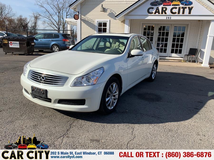 2008 Infiniti G35 Sedan 4dr x AWD, available for sale in East Windsor, Connecticut | Car City LLC. East Windsor, Connecticut 2008 Infiniti G35 Sedan 4dr x AWD, available for sale in East Windsor, Connecticut | Car City LLC. East Windsor, Connecticut