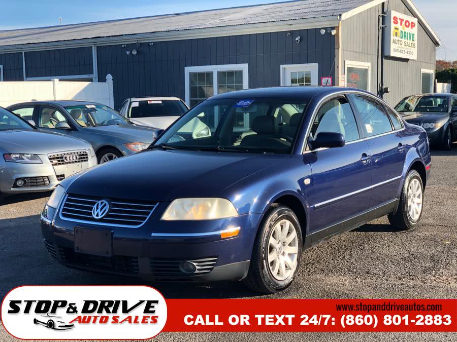 2003 Volkswagen Passat 4dr Sdn GLS Auto, available for sale in East Windsor, Connecticut | Stop & Drive Auto Sales. East Windsor, Connecticut