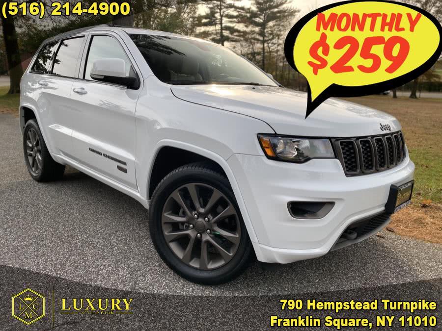 2017 Jeep Grand Cherokee Limited 75th Anniversary Edition 4x4, available for sale in Franklin Square, New York | Luxury Motor Club. Franklin Square, New York