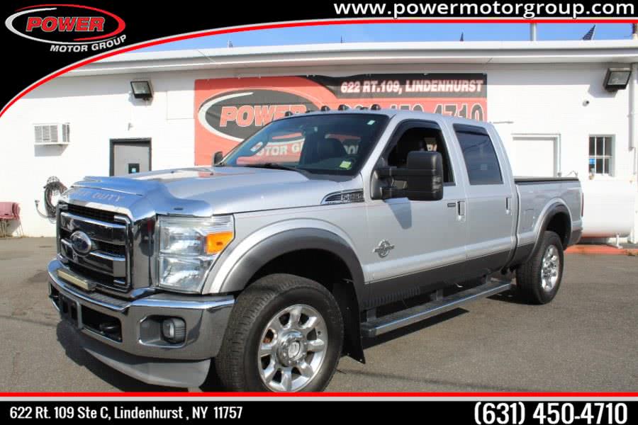 2011 Ford Super Duty F-250 SRW DIESEL 4WD Crew Cab 156" Lariat DIESEL, available for sale in Lindenhurst, New York | Power Motor Group. Lindenhurst, New York