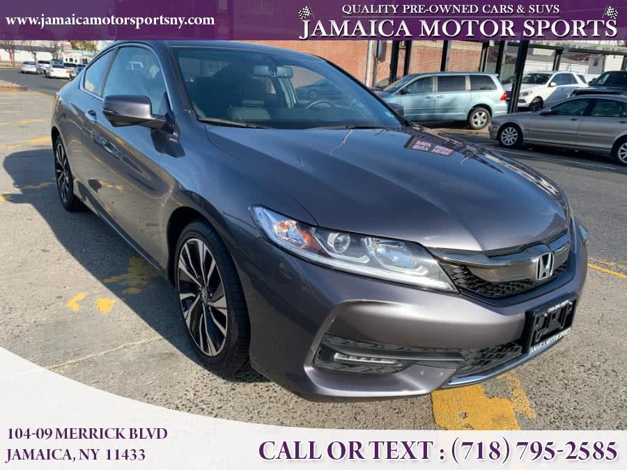2016 Honda Accord Coupe 2dr I4 CVT EX-L, available for sale in Jamaica, New York | Jamaica Motor Sports . Jamaica, New York