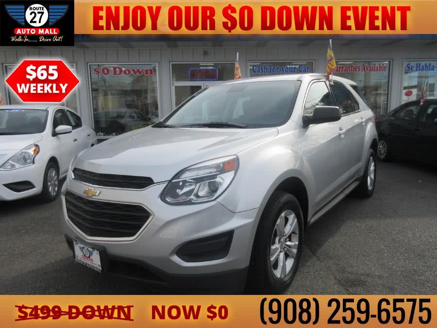 2017 Chevrolet Equinox FWD 4dr LS, available for sale in Linden, New Jersey | Route 27 Auto Mall. Linden, New Jersey 2017 Chevrolet Equinox FWD 4dr LS, available for sale in Linden, New Jersey | Route 27 Auto Mall. Linden, New Jersey