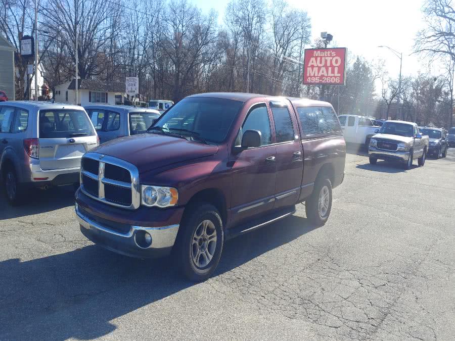 2002 Dodge Ram 1500 4dr Quad Cab 140" WB 4WD, available for sale in Chicopee, Massachusetts | Matts Auto Mall LLC. Chicopee, Massachusetts