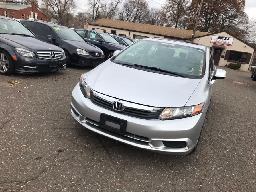 2012 Honda Civic Sdn 4dr Auto EX, available for sale in Manchester, Connecticut | Best Auto Sales LLC. Manchester, Connecticut