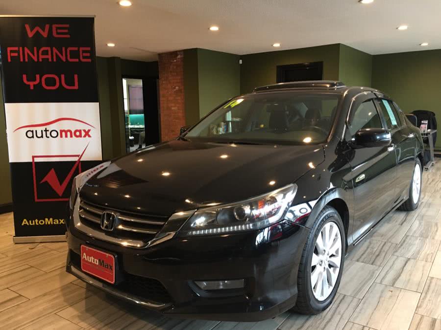 2014 Honda Accord Sedan 4dr I4 CVT EX-L, available for sale in West Hartford, Connecticut | AutoMax. West Hartford, Connecticut