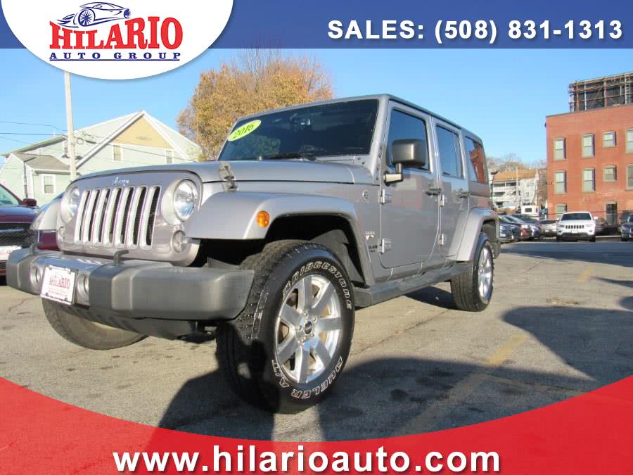 2016 Jeep Wrangler Unlimited 4WD 4dr Sahara, available for sale in Worcester, Massachusetts | Hilario's Auto Sales Inc.. Worcester, Massachusetts