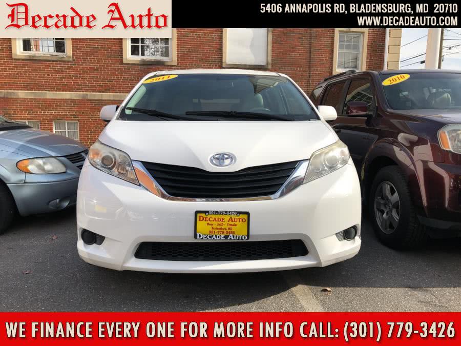 2011 Toyota Sienna 5dr 7-Pass Van V6 LE FWD (Natl), available for sale in Bladensburg, Maryland | Decade Auto. Bladensburg, Maryland