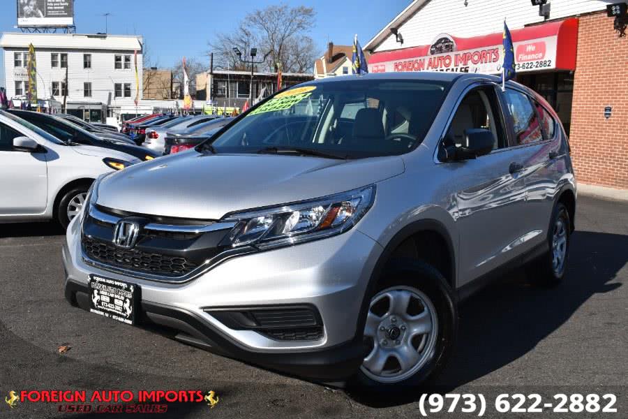 2016 Honda CR-V AWD 5dr LX, available for sale in Irvington, New Jersey | Foreign Auto Imports. Irvington, New Jersey