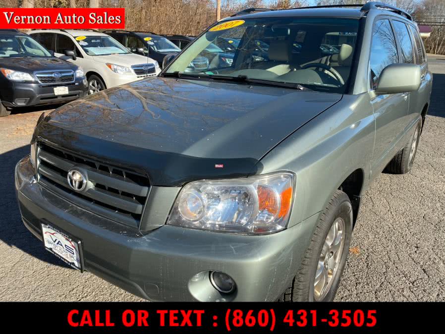 2007 Toyota Highlander 4WD 4dr V6, available for sale in Manchester, Connecticut | Vernon Auto Sale & Service. Manchester, Connecticut