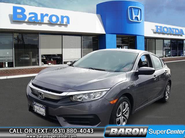 2017 Honda Civic Sedan LX, available for sale in Patchogue, New York | Baron Supercenter. Patchogue, New York