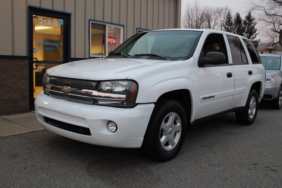 2002 Chevrolet TrailBlazer 4dr 4WD LS, available for sale in East Windsor, Connecticut | Century Auto And Truck. East Windsor, Connecticut