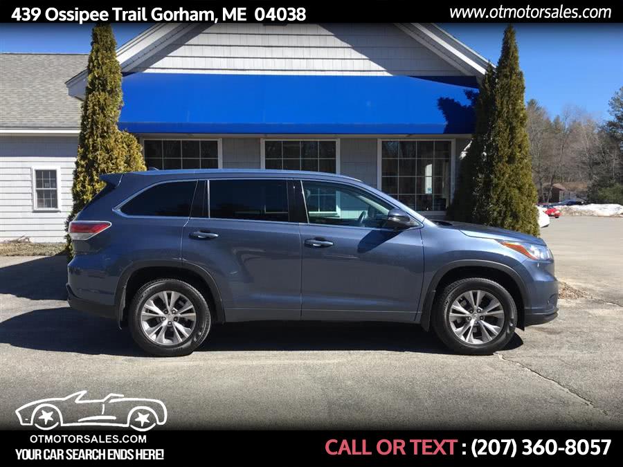 2015 Toyota Highlander AWD 4dr V6 XLE (Natl), available for sale in Gorham, Maine | Ossipee Trail Motor Sales. Gorham, Maine