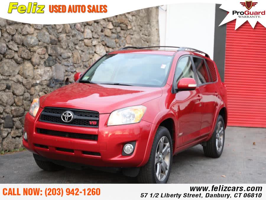 2009 Toyota RAV4 4WD 4dr V6 5-Spd AT Sport (Natl), available for sale in Danbury, Connecticut | Feliz Used Auto Sales. Danbury, Connecticut