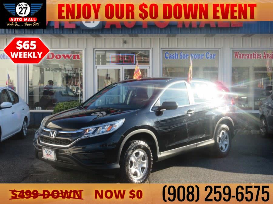 Used Honda CR-V AWD 5dr LX 2015 | Route 27 Auto Mall. Linden, New Jersey