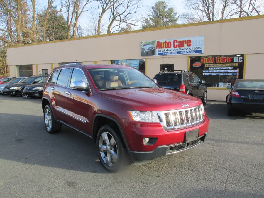 2012 Jeep Grand Cherokee 4WD 4dr Overland, available for sale in Vernon , Connecticut | Auto Care Motors. Vernon , Connecticut