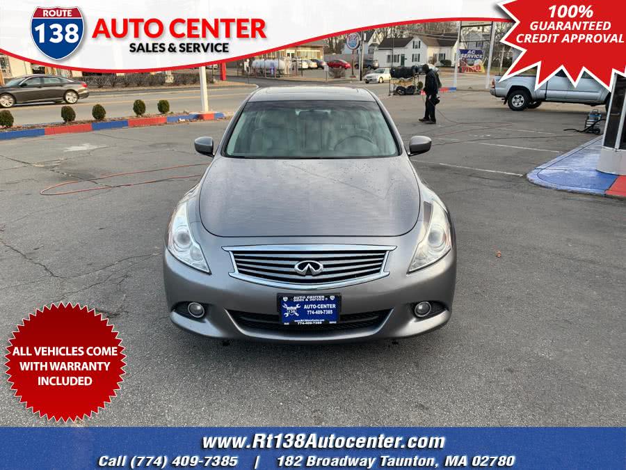 2011 Infiniti G37 Sedan 4dr x AWD, available for sale in Taunton, Massachusetts | Rt 138 Auto Center Inc . Taunton, Massachusetts 2011 Infiniti G37 Sedan 4dr x AWD, available for sale in Taunton, Massachusetts | Rt 138 Auto Center Inc . Taunton, Massachusetts
