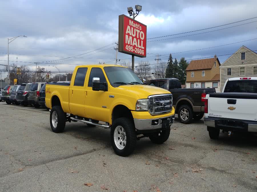 2005 Ford Super Duty F-250 Crew Cab 156" XLT 4WD, available for sale in Chicopee, Massachusetts | Matts Auto Mall LLC. Chicopee, Massachusetts