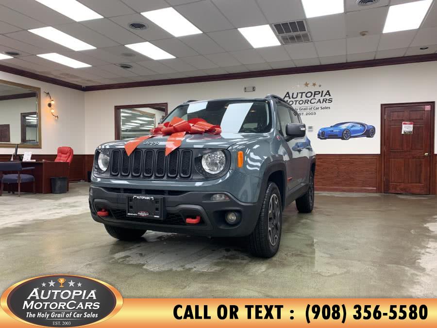 2016 Jeep Renegade 4WD 4dr Trailhawk, available for sale in Union, New Jersey | Autopia Motorcars Inc. Union, New Jersey