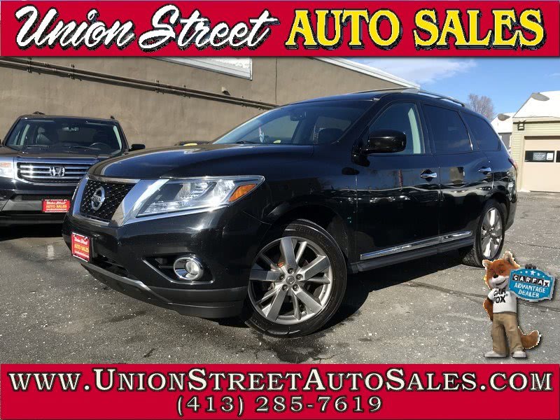 2013 Nissan Pathfinder 4WD 4dr Platinum, available for sale in West Springfield, Massachusetts | Union Street Auto Sales. West Springfield, Massachusetts