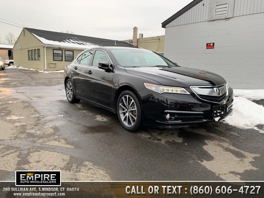 2015 Acura TLX 4dr Sdn SH-AWD V6 Advance, available for sale in S.Windsor, Connecticut | Empire Auto Wholesalers. S.Windsor, Connecticut