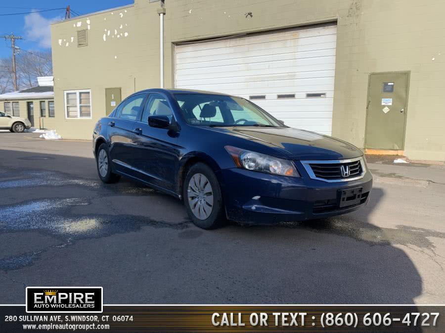2008 Honda Accord Sdn 4dr I4 Auto LX, available for sale in S.Windsor, Connecticut | Empire Auto Wholesalers. S.Windsor, Connecticut