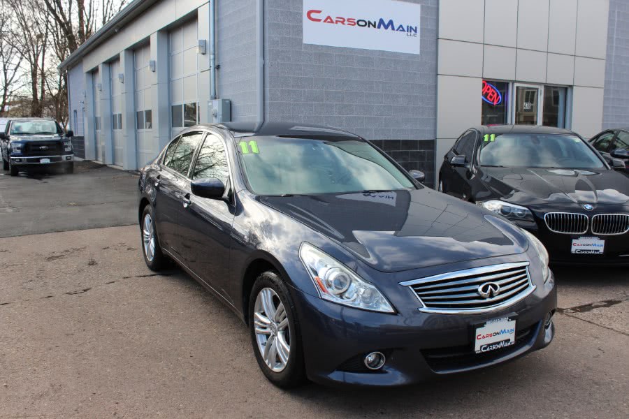 2011 INFINITI G37 Sedan 4dr x AWD, available for sale in Manchester, Connecticut | Carsonmain LLC. Manchester, Connecticut
