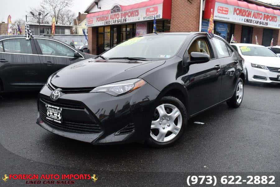 2017 Toyota Corolla LE CVT (Natl), available for sale in Irvington, New Jersey | Foreign Auto Imports. Irvington, New Jersey