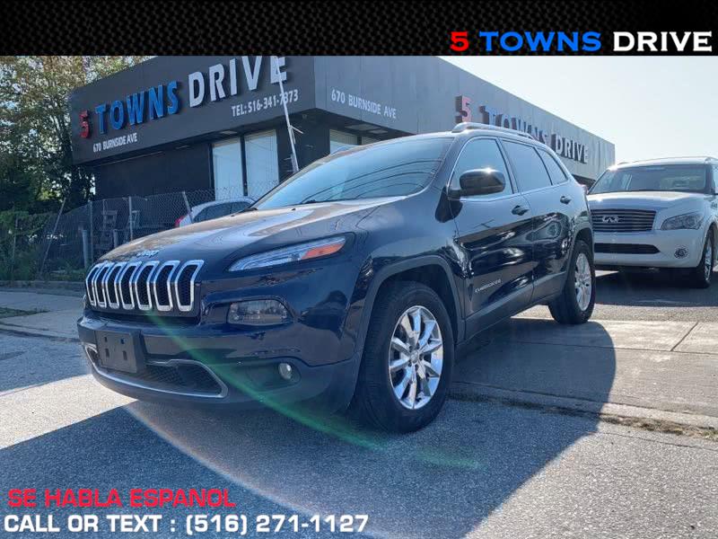 2015 Jeep Cherokee 4WD 4dr Limited, available for sale in Inwood, New York | 5 Towns Drive. Inwood, New York